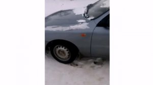 Разбил машину