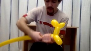 Классическая собачка из шарика шдм