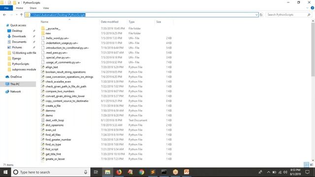 61.Complete Python Basics for Automation - Copy the content of a source file into a destination fil