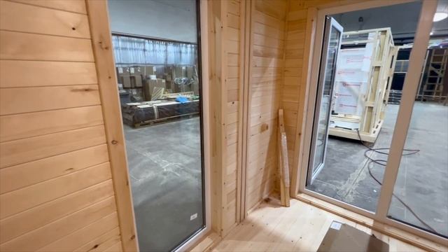 Каркасная баня "Скандинавия" 5*5 м "Кедровая Делянка"