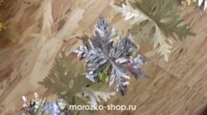 снежинки из фольги