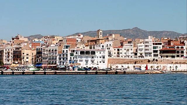 Scenes around L'Ametlla De Mar, Costa Dorada, Spain. смотреть онлайн