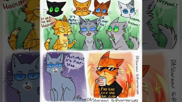 Озвучка комиксов по Котам-воителям /1/ смотреть онлайн