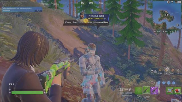 Where to Find Fortnite NPC #14 Solid Snake - Chapter 5 Season 1 смотреть онлайн