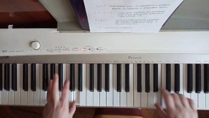 "Маленькая Юлька" словацкая народная песня ( с подтекстовкой (со словами)) пьеса для фортепиано