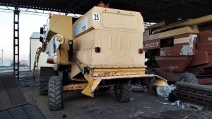 Зерноуборочный комбайн New holland TS 56 экспресс-обзор от Михаила Рудеева