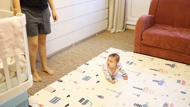 Обзор детского складного коврика из ХРЕ. смотреть онлайн