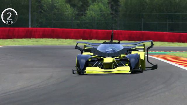 Red Bull VISION X 2030 vs Aston Martin Valkyrie AMR Pro - Spa смотреть онлайн