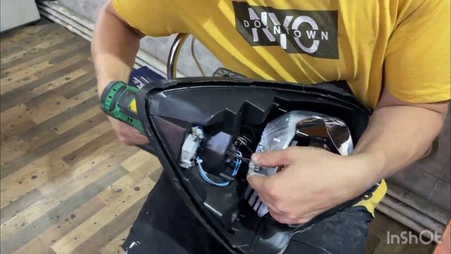 Кия Спортейдж 2 установка билед линз K5 LAZER самые компактные и мощные линзы #79281112002 #билед