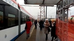 Лобня 1407 станция МЦД D1 Лобня осень день
