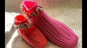 НЕЖНЫЙ КРАСИВЫЙ УЗОР ДЛЯ НОСОЧКОВ ❤️ВНУЧКЕ И ДОЧКЕ