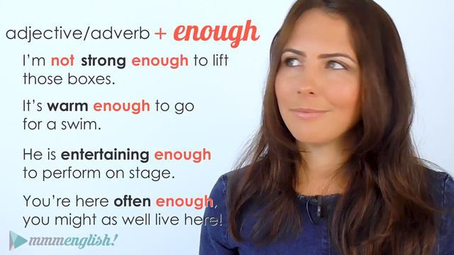 How To Use TOO & ENOUGH | English Grammar Lesson смотреть онлайн