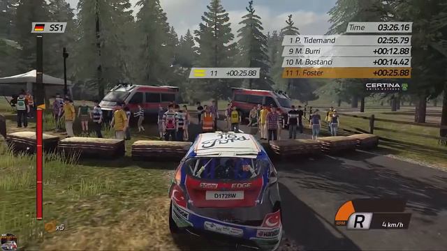 WRС4 трасса в Германии с сюрпризами смотреть онлайн