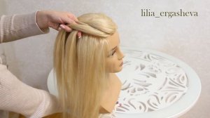 Легкая вечерняя прическа. Красивые прически пошагово