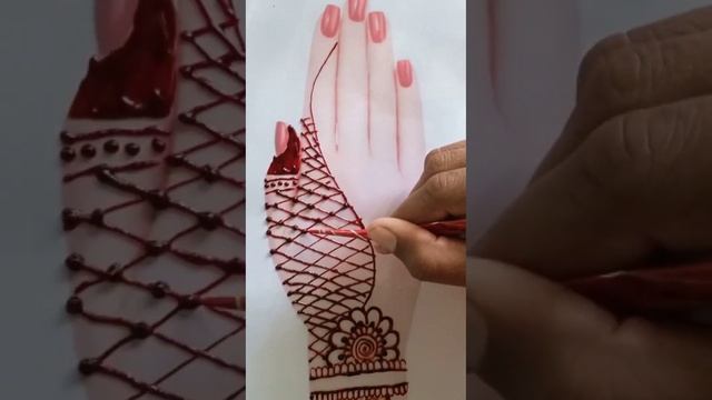 # Unique & Beautiful Henna# design## short# video#❤❤