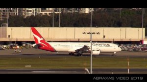 Qantas Project Sunrise Research Flight from JFK - Arrival at Sydney - 20 October 2019