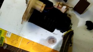 Замена топливного фильтра Мазда MPV II /Fuel filter replacement Mazda MPV II