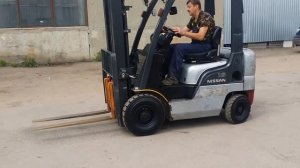 1,5 т., Nissan FL01A15U, вилочный дизельный погрузчик