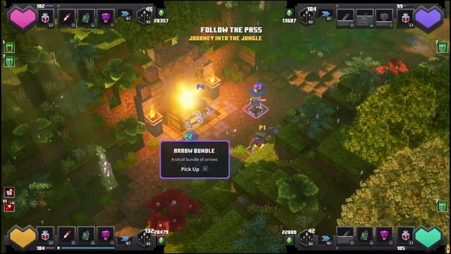 Minecraft Dungeons - Dingy Jungle (4P) | Jungle Awakens смотреть онлайн