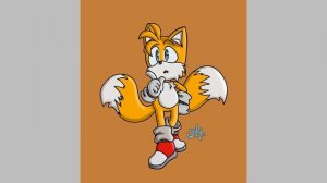 Shading Tails drawing!