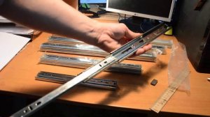 Направляющие шариковые. мебельные