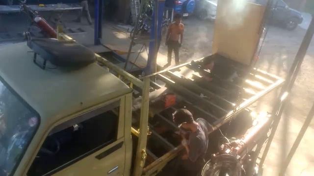 replace cargo box Mitsubishi canter смотреть онлайн