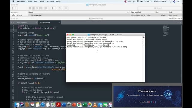 Detect an object with OpenCV Python
