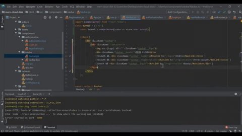8. React + Node.js - форма авторизации. JWT токен - Облачное хранилище