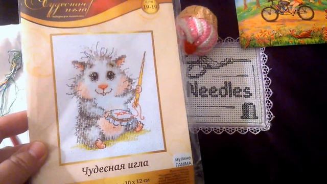 MAIA ANCHOR -моя коллекция наборов,мои впечатления от вышивки.Подарки из-за бугра) смотреть онлайн