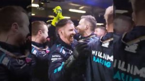 Williams celebrations for the P10 of Albon | #AusGP | Formula 1