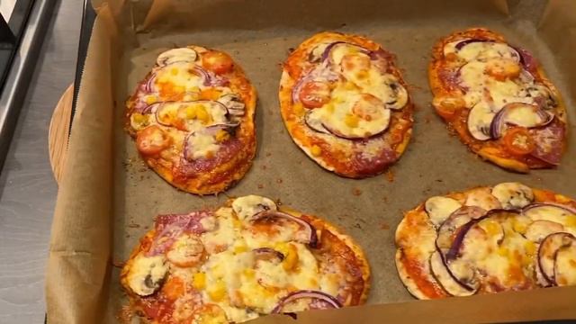 🍕Без возни с тестом! СЛОЖНО ПОВЕРИТЬ - 6 сытных пицц за 10 МИНУТ. Экспресс пицца из питы.