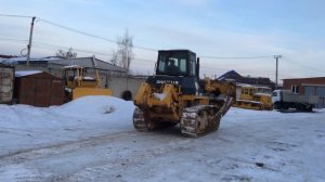 Демонстрация бульдозера Shantui SD22