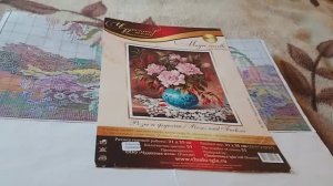 Отшив проект от "Чудесная игла" Розы и фуксии отчет 17