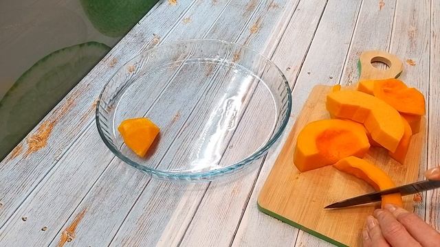 Тыква запеченная в сметанной заливке/Вкуснейший десерт из тыквы/Просто пальчики оближешь/Рецепт.