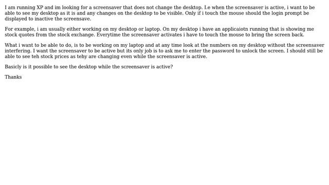 Screensaver with active desktop (2 Solutions!!) смотреть онлайн