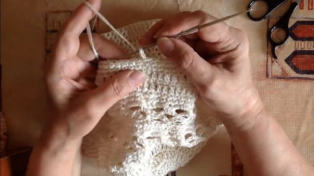 Вязание летней шляпки,часть3