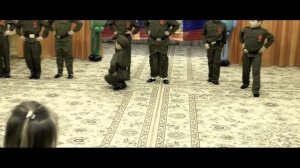 23 февраля (танец). Утренник в саду.