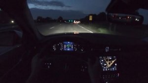 2020 Maserati Quattroporte S Q4 GranLusso - POV Night Drive (Binaural Audio)