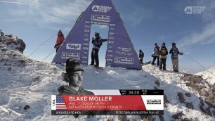 Winning Run Blake Moller snowboarding down the Wildseeloder | Freeride World
Tour 2022 - Stopp#4 - F