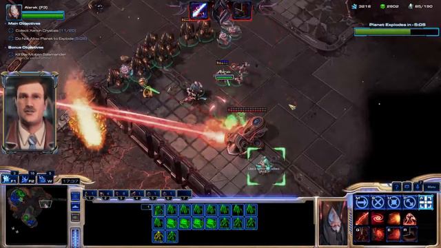 StarCraft 2 Co Op Alarak Brutal Mastery Lv.84 -The Vermillion Problem- With Swann смотреть онлайн