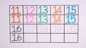 Learn How to Write Numbers 11 12 13 14 15 16 17 18 19 20 ||| Read Numbers Easy for Kids ||| Ks Art