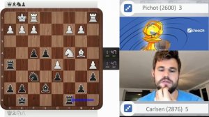 Магнус Карлсен на русском играет Матч за Кубок Бантер Блица на chess24(RUS) Шахматы Блиц