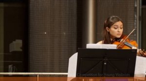 SPOHR Violin Competition: Sumina Studer | W. A. Mozart Sonata in B-flat Major: Allegro moderato