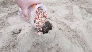 ВУЛКАН из СПИЧЕК. Цепная Реакция, Огненное Домино