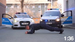 Bring Sally Up plank Challenge - Police