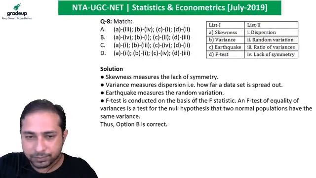 Statistics and Econometrics - Excel up your Preparation with10 PYQ 2015-2019 UGC NET Amit Chatterje