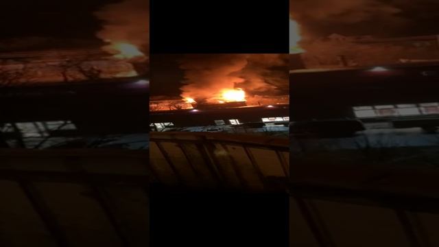 Пожар в Кострово