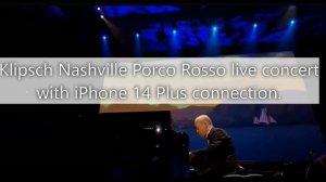klipsch nashville Porco Rosso Live sound demo with iPhone 14 Plus