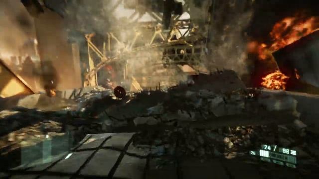 Crysis 2 Best scene HD 1080p, Bridge Collapse / Zawalenie Mostu смотреть онлайн