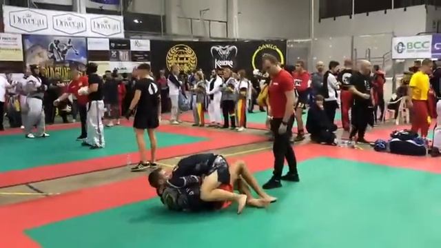 Руслан в Италии грепплинг с Украинцем.